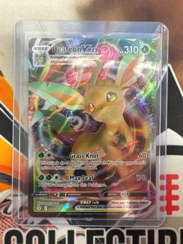 Pokémon Leafeon Vmax Evolving Skies Ultra Rare 008/203