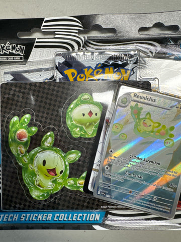 Pokemon Black Bolt Tech Sticker collection