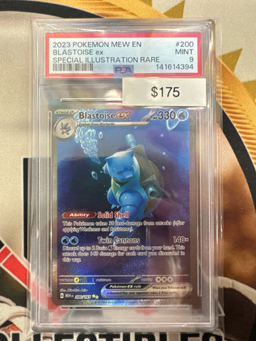 Pokémon Blastoise ex Special Illustration Rare (151) 200/165 PSA 9