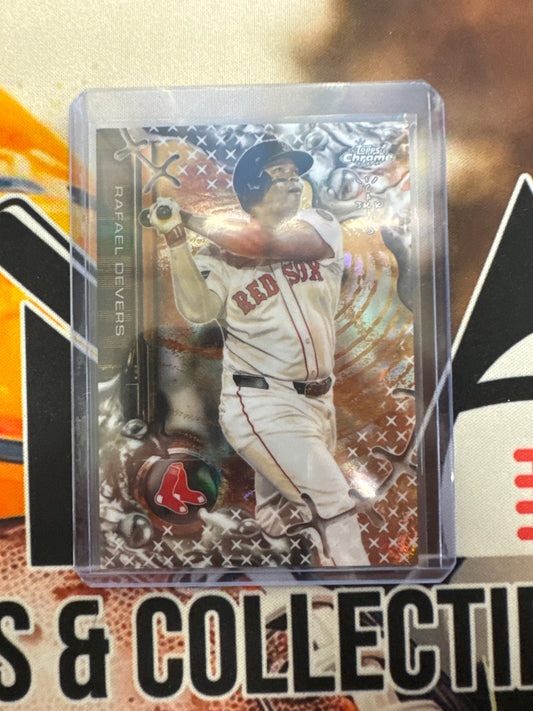 2025 Topps Chrome MLB X Cactus Jack Rafael Devers Refractor