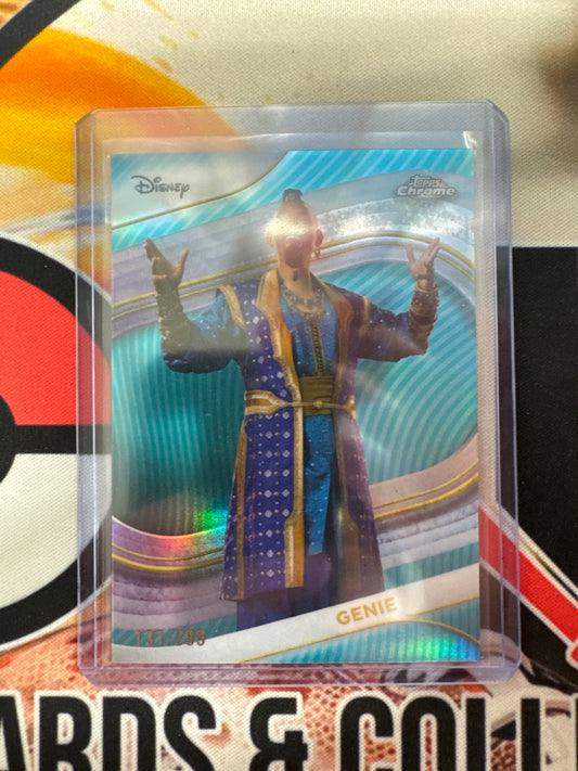 2025 Topps Chrome Disney Genie Teal Refractor /299