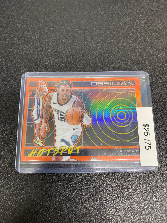 2023-24 NBA Obsidian Ja Morant Orange Hotspot /75