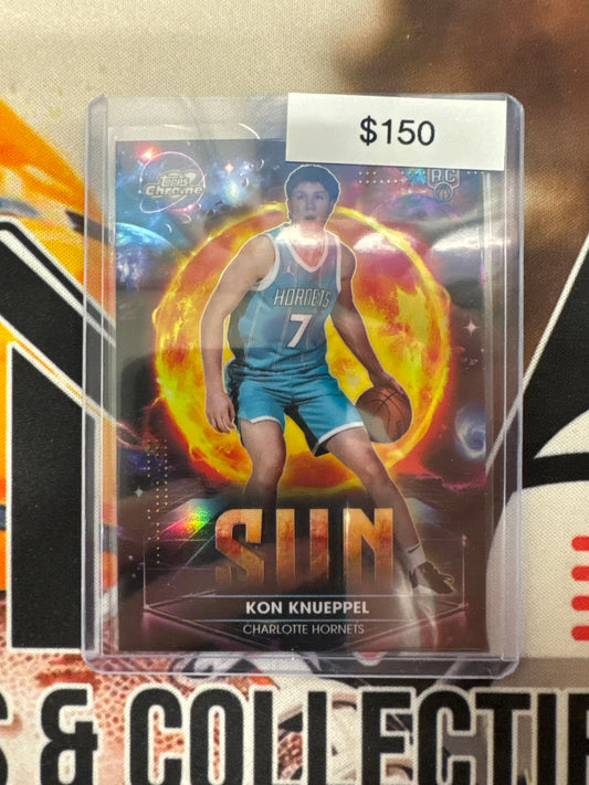 2026 Topps Chrome Cosmic NBA Kon Knueppel Rookie Planetary Pursuit “Sun” SSP