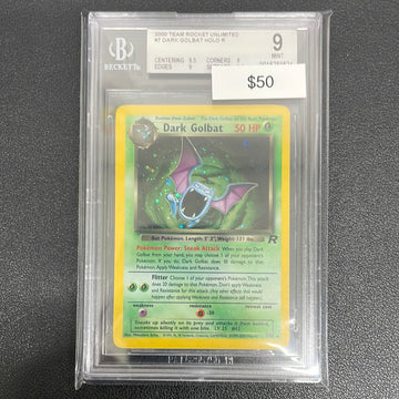 Pokémon Dark Golbat (Team Rocket) 7/82 BGS 9