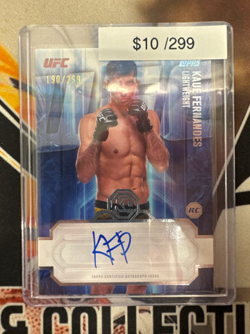 2026 Topps Knockout UFC Kaue Fernandes Rookie Autograph Refractor /299