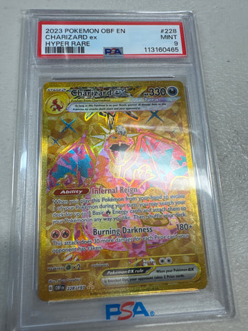 Pokemon Charizard ex 228/197 PSA 9