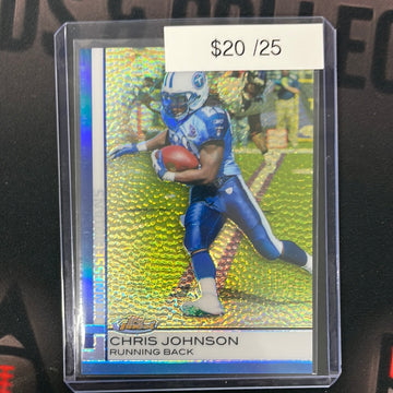 2009 NFL Chris Johnson Topps Finest Refractor /25