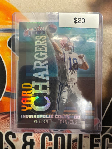 2000 Fleer Gamers Skybox Football Peyton Manning Yard Chargers