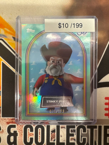 2026 Topps Toy Story 30th Anniversary Stinky Pete Aqua Refractor /199