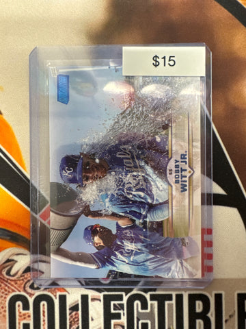 2025 Topps Stadium Club MLB Bobby Witt Jr. Blue Refractor