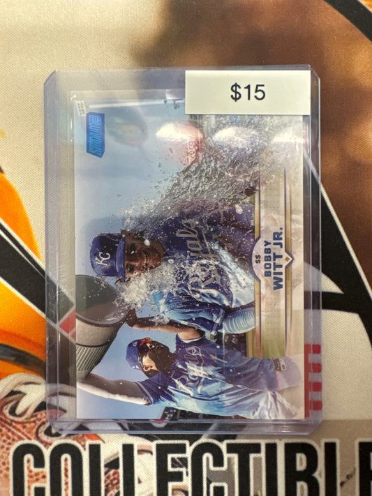 2025 Topps Stadium Club MLB Bobby Witt Jr. Blue Refractor