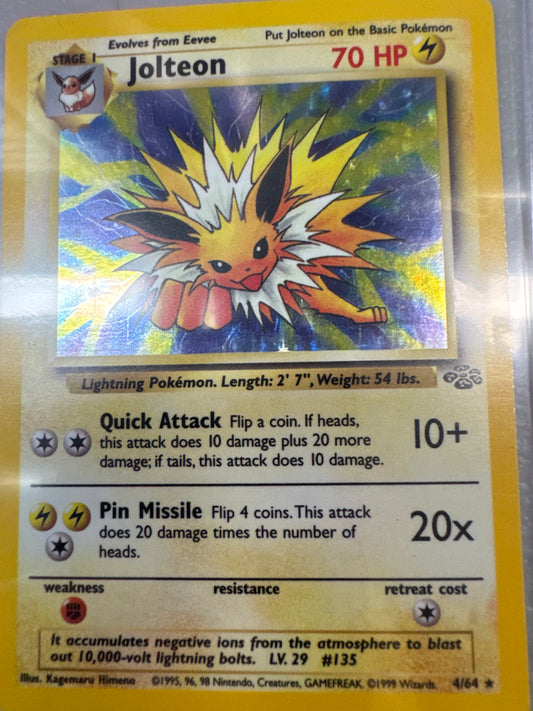 Pokémon Jolteon Jungle Holo 4/64 HP