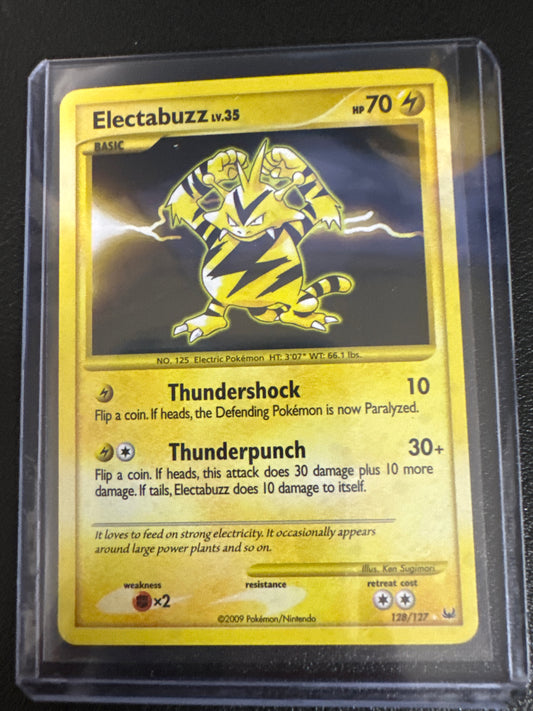 Pokemon Electabuzz holo 128/127 Platinum