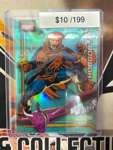 2026 Topps Chrome Marvel Hobgoblin Aqua Refractor /199