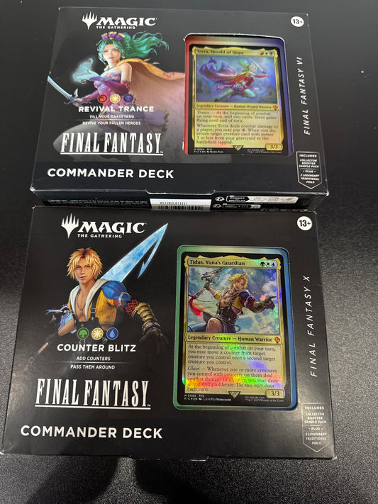Magic the Gathering Final Fantasy Commander deck