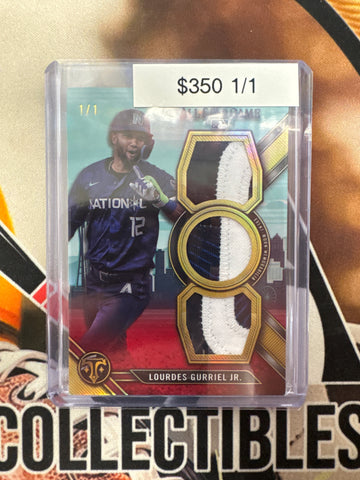 2024 Topps Triple Threads Lourdes Gurriel Jr. MLB All-Star Game Triple Relic 1/1