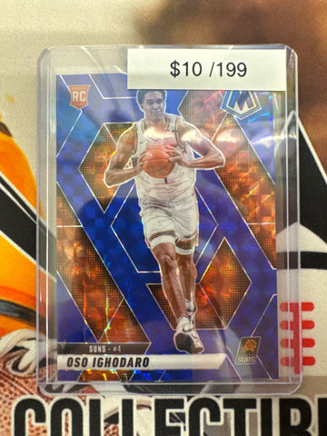 2024-25 Panini Mosaic NBA Oso Ighodaro Blue Mosaic /199