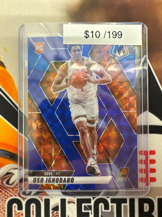 2024-25 Panini Mosaic NBA Oso Ighodaro Blue Mosaic /199