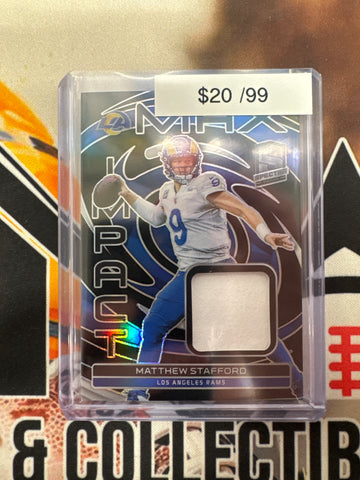 2023 Panini Spectra NFL Matthew Stafford Max Impact Relic /99
