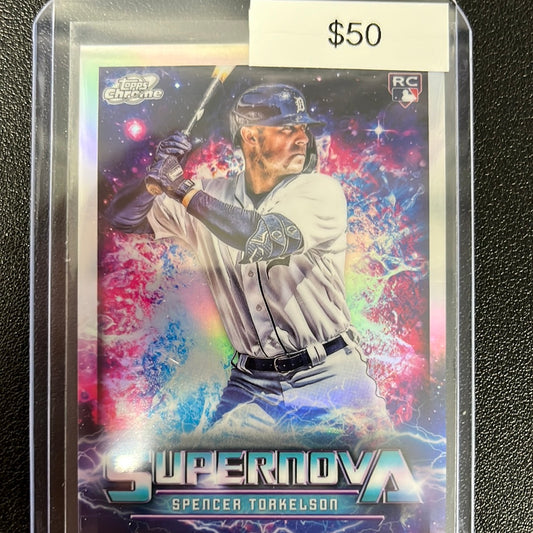 2022 Topps Chrome Cosmic Spencer Torkelson Supernova SSP