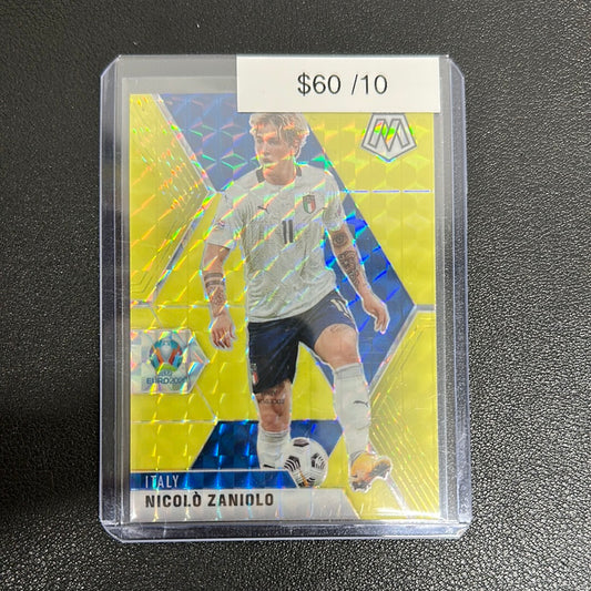 2021 Mosaic Nicolo Zaniolo Yellow #9/10 #139