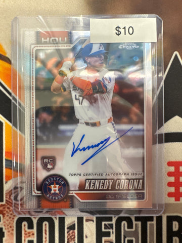 2026 Topps Chrome MLB Kenedy Corona Rookie Autograph