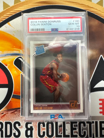 2018 Panini Donruss NBA Collin Sexton Rated Rookie PSA 10