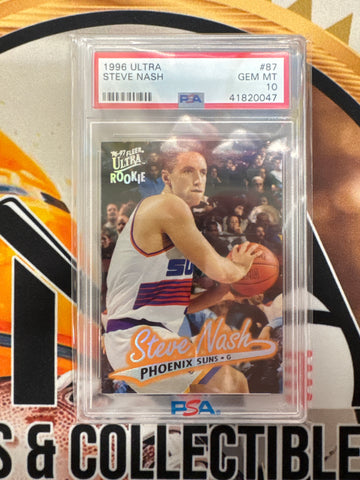 1996-97 Fleer Ultra Steve Nash Rookie PSA 10