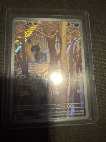 Pokémon Deino Illustration Rare White Flare 146/086