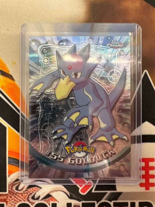 2000 Topps Chrome Pokemon Golduck TV Animation Series #55