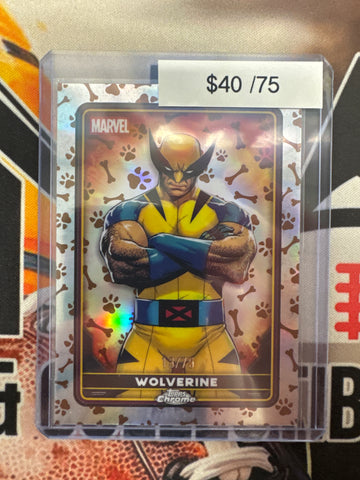 2025 Topps Chrome Deadpool Wolverine Dogpool Refractor /75