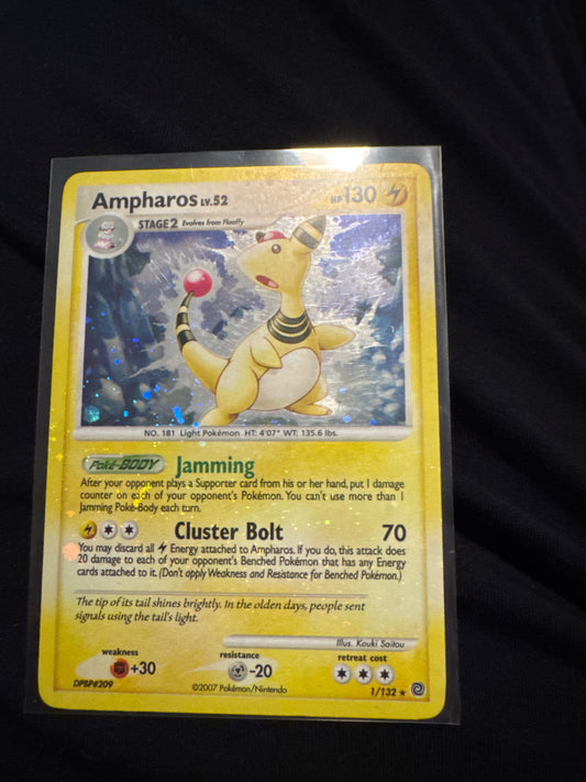 Pokemon Ampharos 1/132 Secret Wonders LP