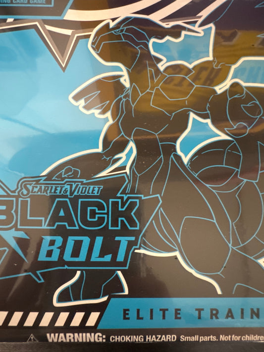 Pokemon Black Bolt ETB Elite Trainer Box
