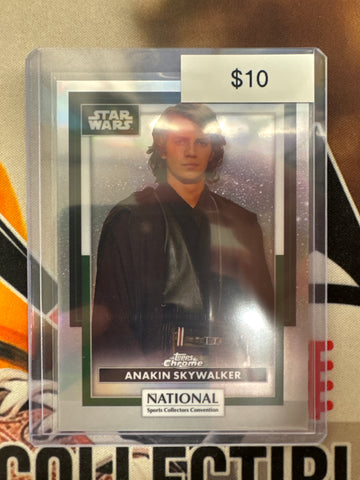 2026 Topps Chrome Star Wars X The National Anakin Skywalker Refractor
