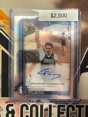 2026 Topps Chrome NBA Update Cooper Flagg Rookie Autograph