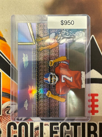2025 Topps Chrome NFL John Elway Tecmo Super Bowl Case Hit SSP