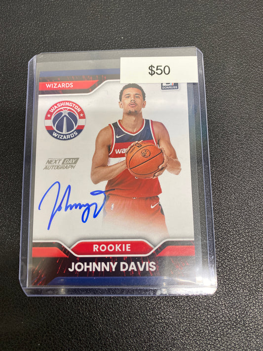 2022-23 NBA Donruss Johnny Davis Next Day Autograph Rookie