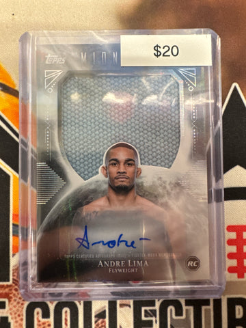 2026 Topps Midnight UFC Andre Lima Rookie Relic Autograph Shimmer Refractor
