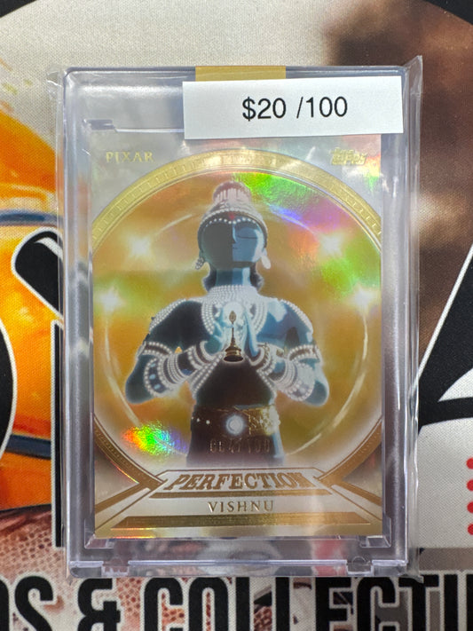 2025 Topps Disney Pixar Gold Vishnu Perfection /100