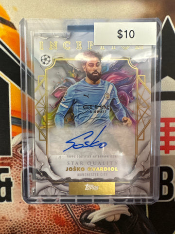 2026 Topps Inception Champions League Josko Gvardiol Star Quality Autograph