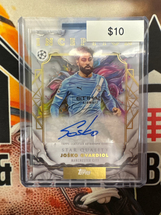 2026 Topps Inception Champions League Josko Gvardiol Star Quality Autograph