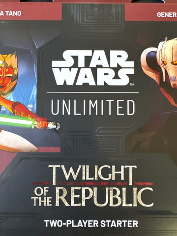 Star Wars Twilight of the Republic two player starter deck