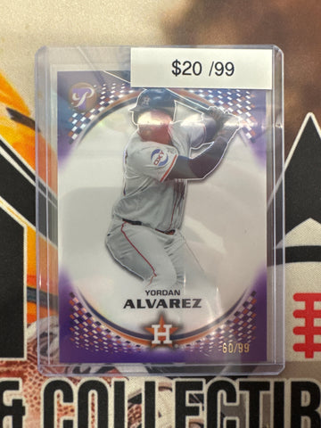 2026 Topps Pristine MLB Yordan Alvarez Purple Refractor /99