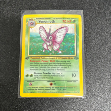 Pokemon Venomoth holo 13/64 Jungle 1st edition