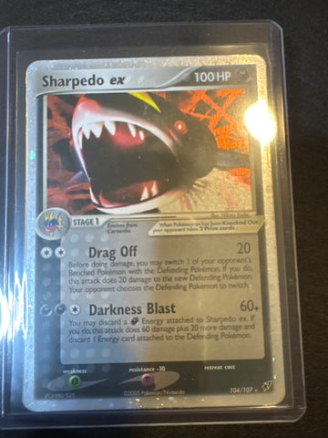 Pokemon Sharpedo ex 104/107 Deoxys Holo DM