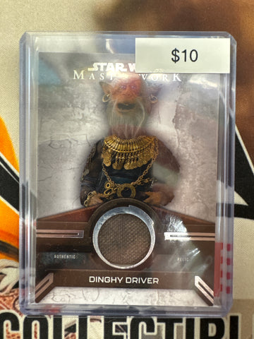2025 Topps Star Wars Masterwork Skeleton Crew Relic Dinghy Driver Starport Borgo Dinghy