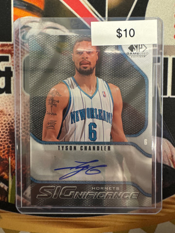 2009-10 Upper Deck SP Game Used Tyson Chandler SIGnificance