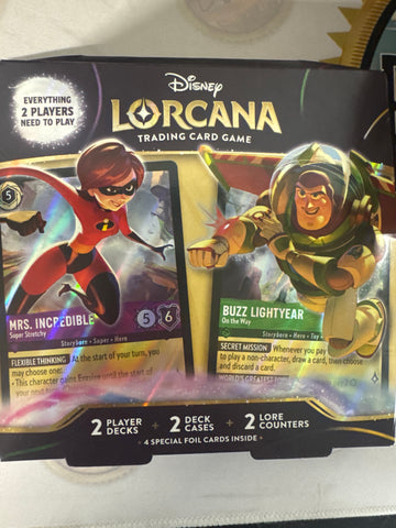 Disney Lorcana Two-Player Deck Elastigirl and Buzz Lightyear