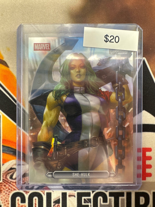 2026 Topps Chrome Marvel She-Hulk FanFare Card SP