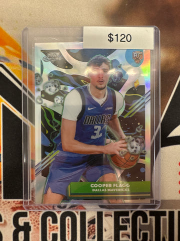 2026 Topps Chrome Cosmic NBA Cooper Flag Rookie Refractor
